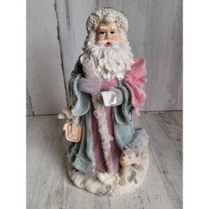Vintage velvet santa claus dog‎ bird xmas home decor mistletoe